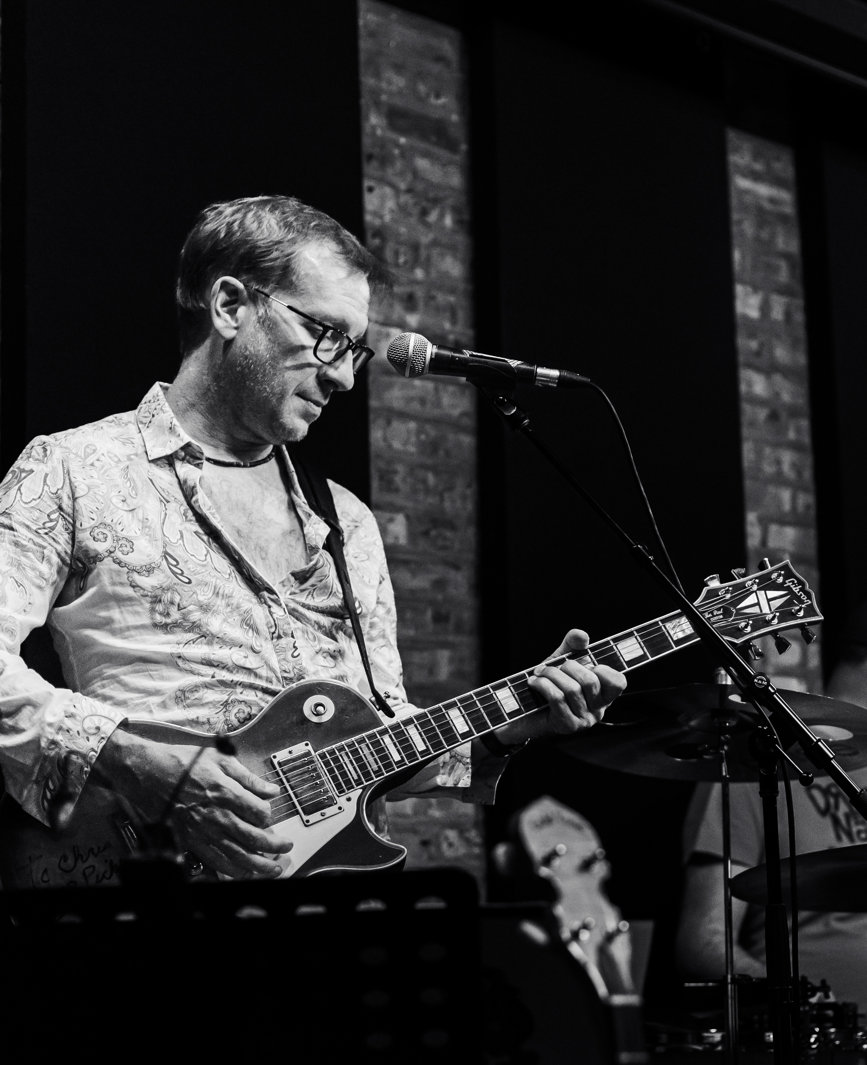 Chris of Neighborhood Kids performing at a Chicago venue